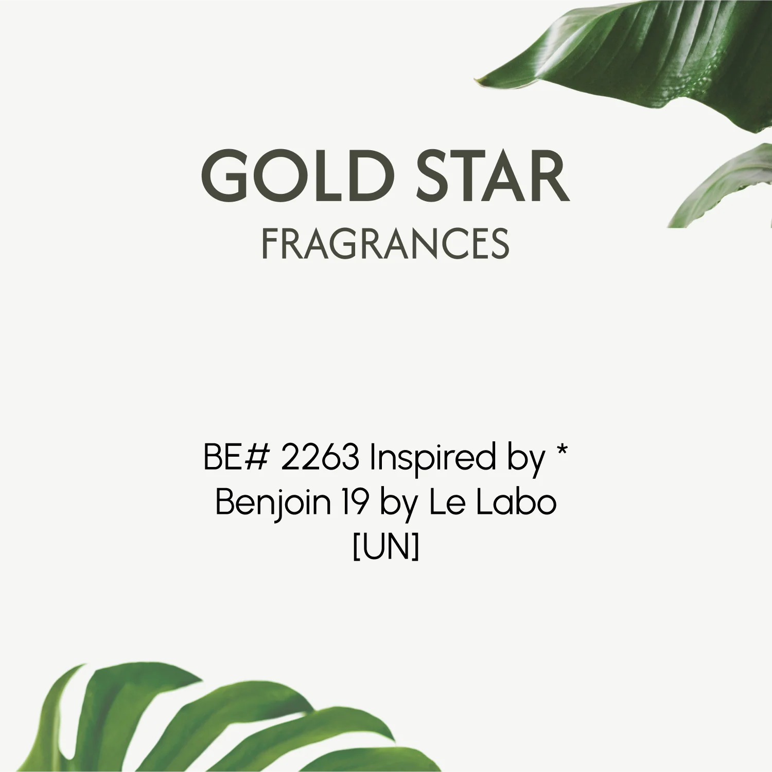 BE# 2263 Inspired by * Benjoin 19 by Le Labo [UN] - Image 2