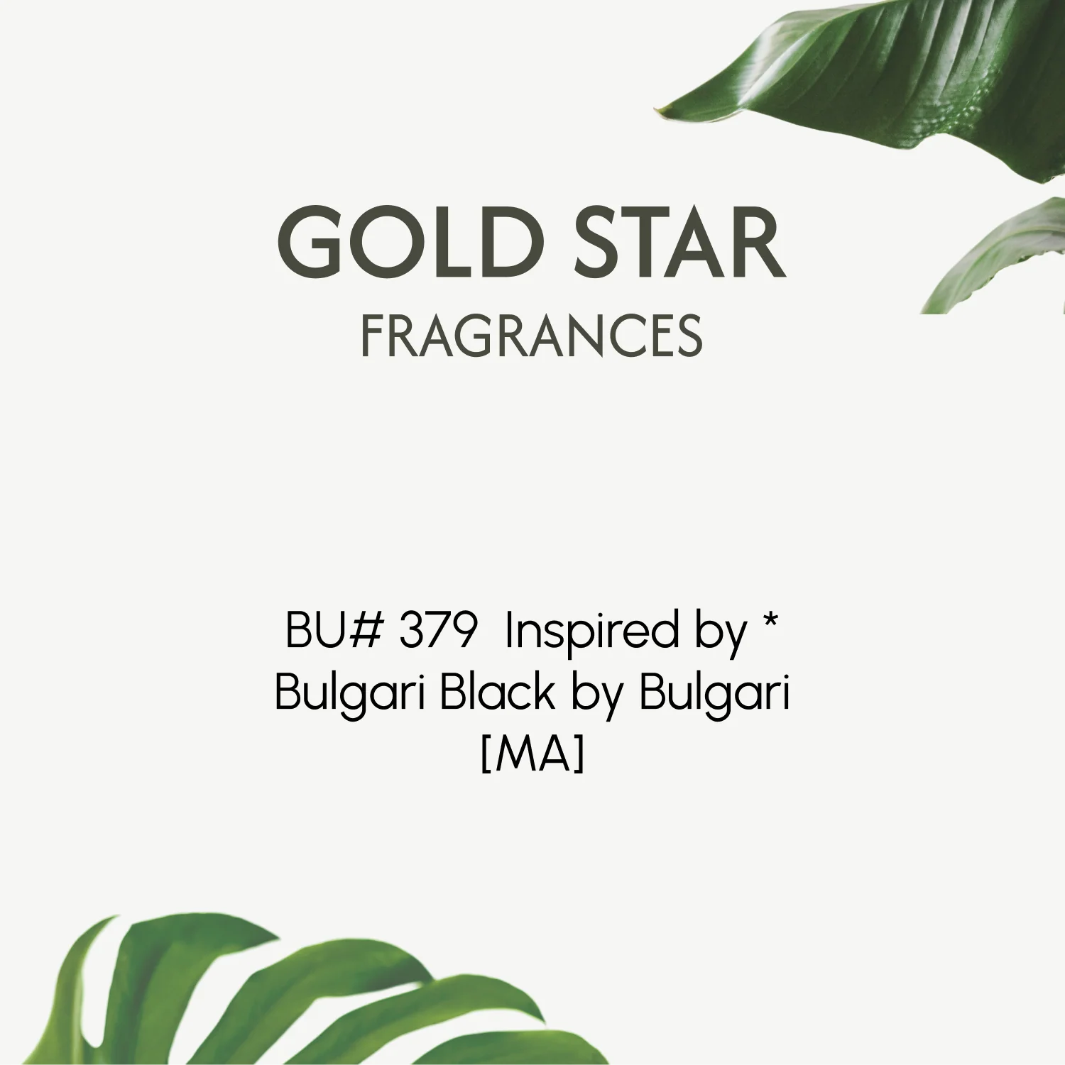 BU# 379  Inspired by * Bulgari Black by Bulgari [MA] - Image 2
