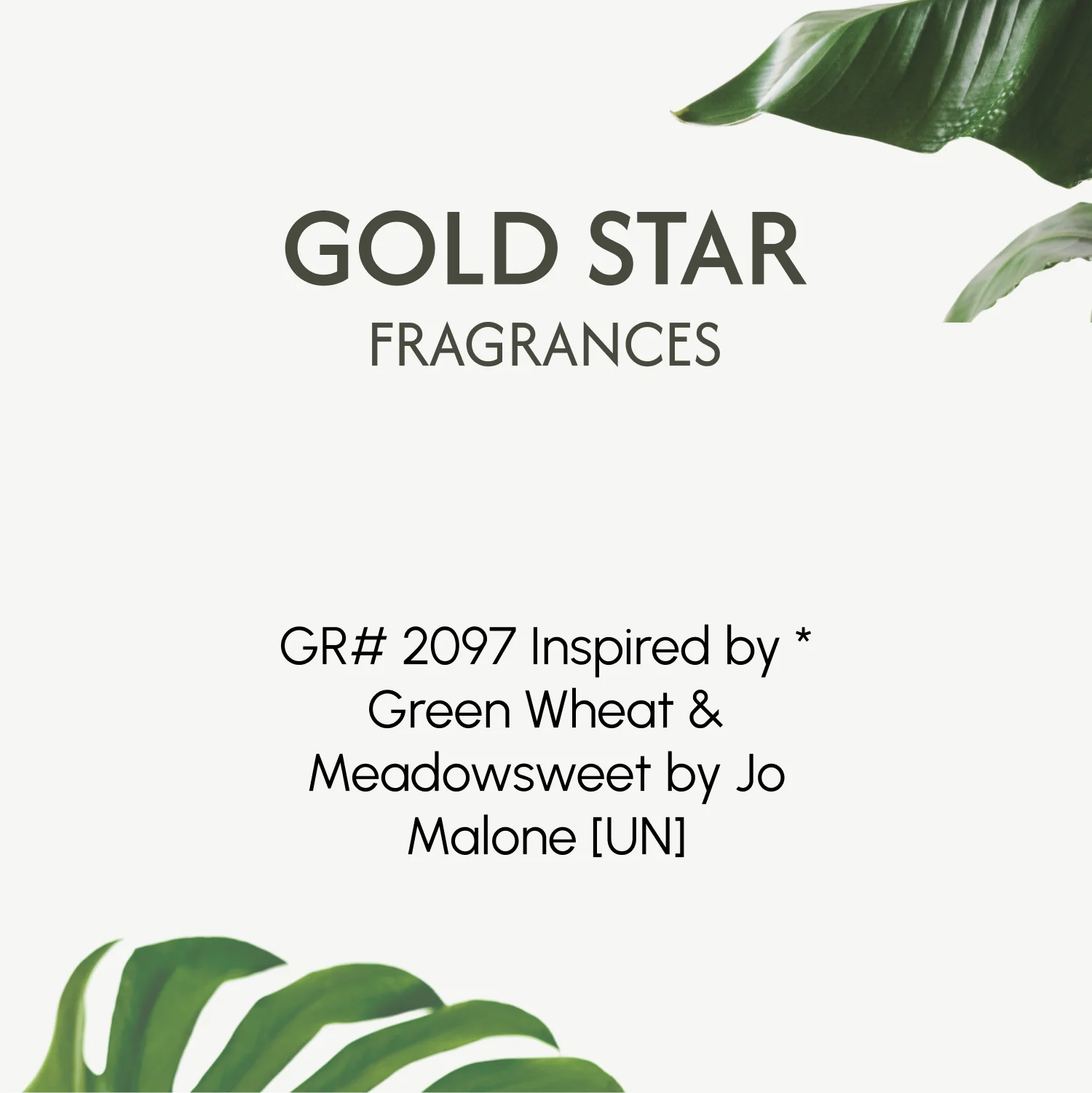 GR# 2097 Inspired by * Green Wheat & Meadowsweet by Jo Malone [UN] - Image 2