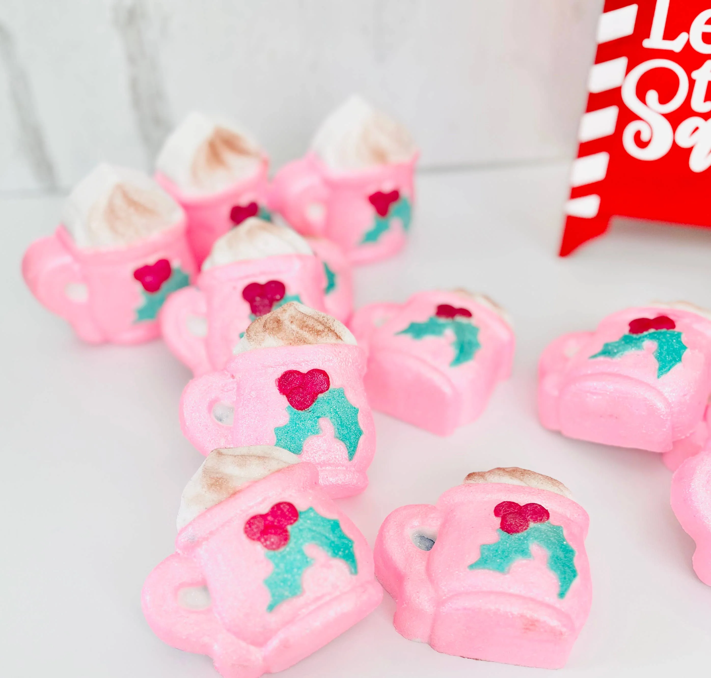 Hot Cocoa Bath Bomb, Frosted Cocoa Bath Bomb - Image 5