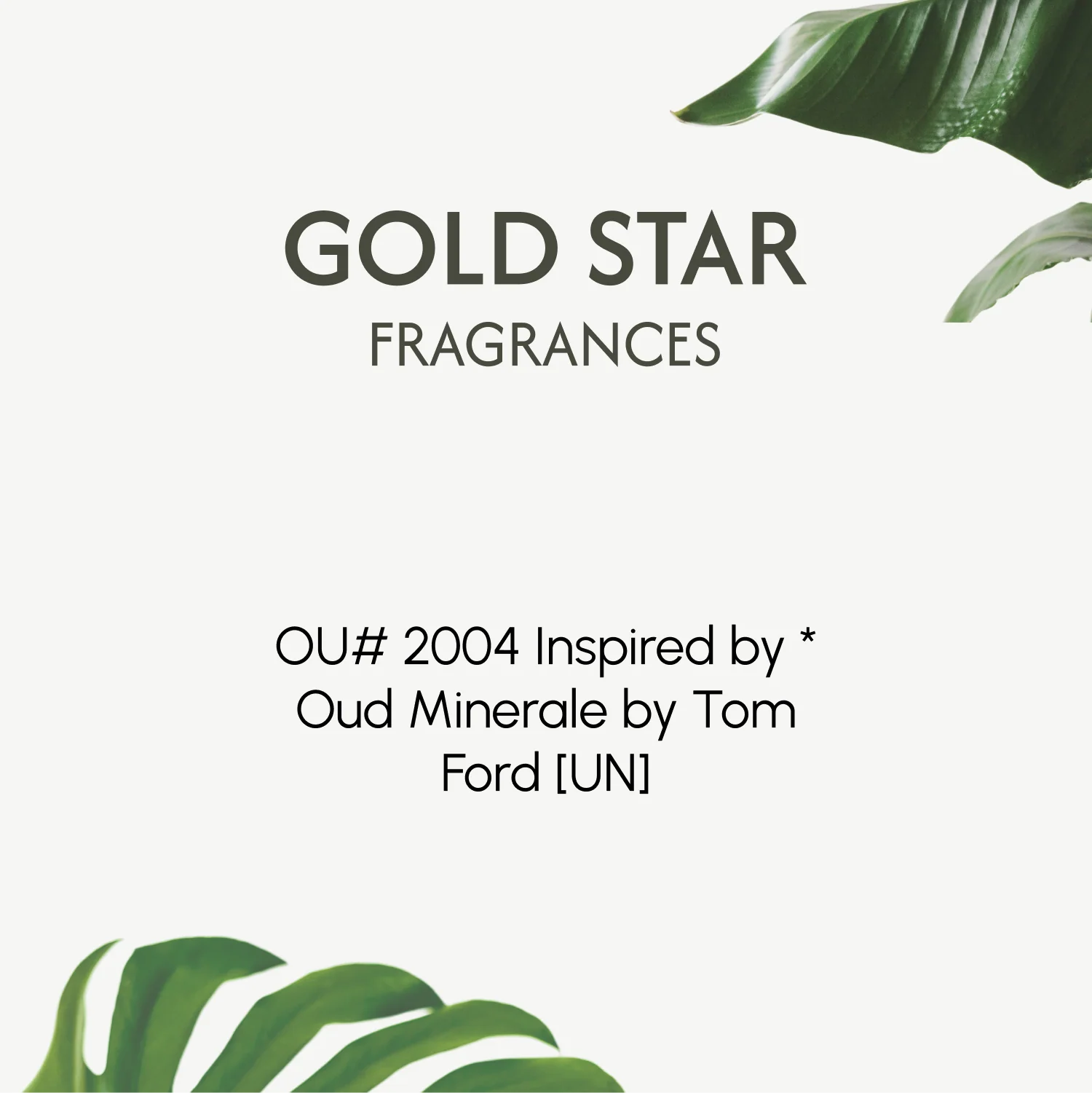 OU# 2004 Inspired by * Oud Minerale by Tom Ford [UN] - Image 2